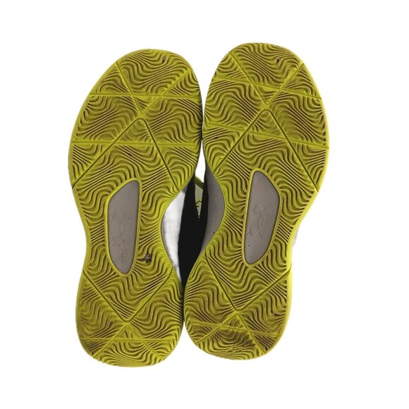 Under Armour Curry 3Z6 Sneakers Womens 8.5 Black Volt Gray Mesh Low Top Athletic - Picture 5 of 5